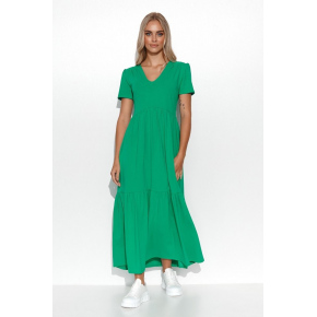 Dámské šaty M549 Zelená - Makadamia
