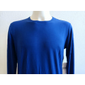 Pánské tričko s dlouhým rukávem 714753030001 modré - Ralph Lauren
