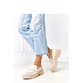 Dámské mokasíny MP405 Světle béžová - Solea