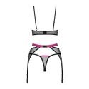 Dámský sexy set Novenes 3-Pcs Set černý - Obsessive