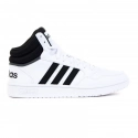 Pánské sportovní boty Hoops 3.0 Mid M GW3019 Bílá s černou - Adidas