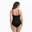 Horní díl tankin Malaika Top tankini 8889-1 black - RosaFaia