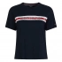 Dámské Tričko s krátkým rukávem UW0UW02551-DW5 - Tommy Hilfiger