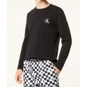 Pánské pyžamo NM2019E 6OE černá/bílá - Calvin Klein