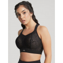 Sportovní podprsenka Non Wired Bra black/latte 7341C - Panache