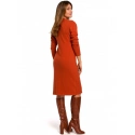Dámské svetrové šaty S178 Cihlová - Stylove