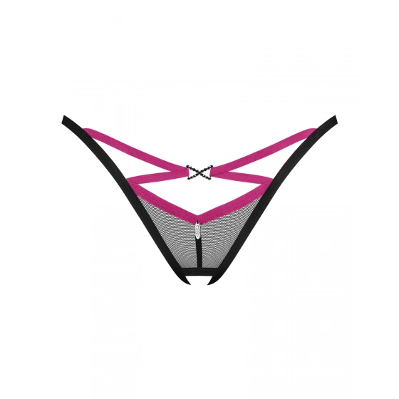 Dámská sexy tanga Novenes crotchless Thong - Obsessive