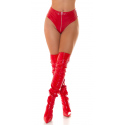 Sexy Latexlook Hotpants se zipem - Koucla