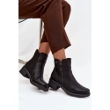 Dámské kotníkové boty 24BT02-7992 černé - Unisoft
