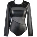 Dámské sexy body Karoserie V-10580 Černá - Axami