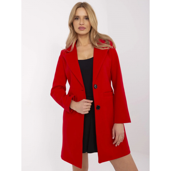 Dámský kabát TW CZ BI 25533.18 Červený - FPrice