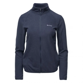 Dámská fleecová mikina Lady Damis II FULL ZIP W 92800621589 Tmavě modrá - Hi-Tec