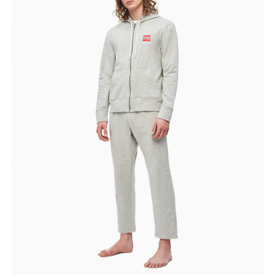 Pánská mikina NM1752E-080 šedá - Calvin Klein