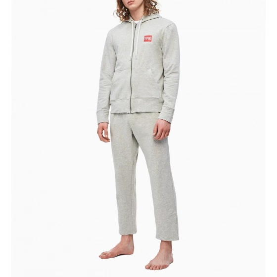 Pánská mikina NM1752E-080 šedá - Calvin Klein