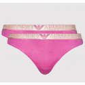 Dámské kalhotky 163334 2R235 05873 - růžová - Emporio Armani