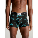Pánské boxerky 3PK 000NB3528E I0Q šedé/modré/potisk