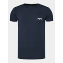 Pánské tričko 2Pack 111670 4R715 bílé/tm. modré - Emporio Armani