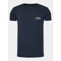 Pánské tričko 2Pack 111670 4R715 bílé/tm. modré - Emporio Armani