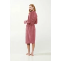 Dámský sametový župan 21143 Pudr růžová - Vamp