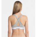 Podprsenka sportovní QF1654E-020 šedá - Calvin Klein