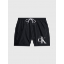 Dárkové balení pánských plavek a ručníku KM0KM00849 BEH černá - Calvin Klein