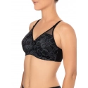 Dámská podprsenka Vision Bloom 0203288 434 / 433 black bloom - Felina