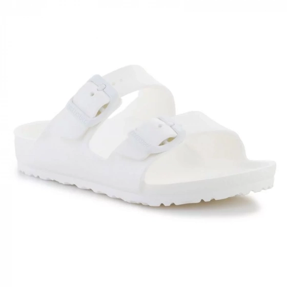 Dětské nazouváky / žabky Arizona Eva Jr 1018941 Bílá - Birkenstock