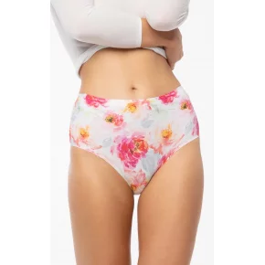 Kalhotky Peony Simple Maxi bílo-čersvené - Julimex