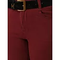 Dámské džíny UY3111 vínové - FashionStreet 