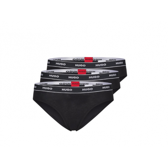 Dámské kalhotky 3ks 50469657 černá - Hugo Boss