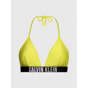 Dámský plavkový vrchní díl bikin KW0KW01967 LRF neon.žlutá - Calvin Klein