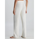 Dámské kalhoty 000QS7058E 101 ecru - Calvin Klein