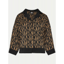 Dámské pyžamo YI90017 202 hnědé s potiskem - DKNY