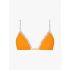 Vrchní díl plavek KW01604 ZEG oranžové - Calvin Klein