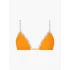 Vrchní díl plavek KW01604 ZEG oranžové - Calvin Klein