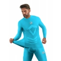 Pánský Thermo Top s dlouhým rukávem CL40 Světle modrá - Sesto Senso
