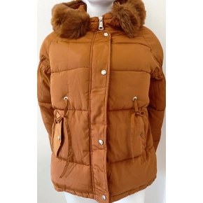 Dámská zimní bunda BX4195.57 písková - FPrice