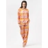 Dámské pyžamo LNS 473 B24 oranžové - Key