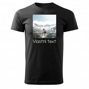 Personalizované pánské tričko s fotografií Personalizované pánské tričko s fotografií