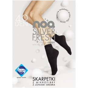 Dámské ponožky Noq Silver Fresh 40 den Černá - Knitex