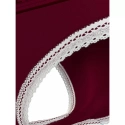 Dámské kalhotky BIKINI  UW0UW04813 VLP vínové - Tommy Hilfiger