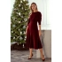 Dámské šaty M557 Bordó - Moe