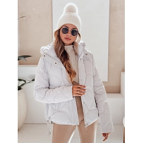 Dámská zimní bunda TY5042  sv. šedá - FashionStreet