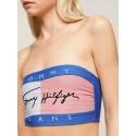 Dámský top UW0UW05151 C6H modrobílý - Tommy Hilfiger