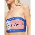 Dámský top UW0UW05151 C6H modrobílý - Tommy Hilfiger