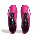 Dětské sportovní boty kopačky X Speedportal.4 TF Jr GZ2446 Neon růžová - Adidas