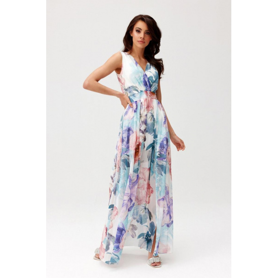 Denní šaty SUK477-195908 tyrkysové - Roco Fashion