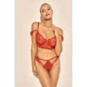 Dámská podprsenka Angel  SC-1146 Červená - Kinga