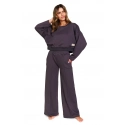 Dámská tepláková souprava DRS.7360 Tmavě šedá - Doctor nap