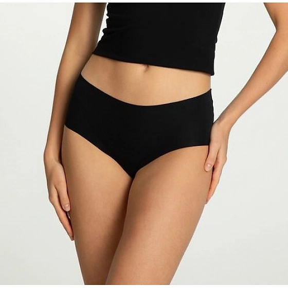 Kalhotky Cotton Mood Maxi Černá - Julimex